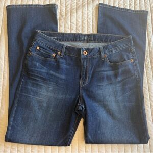 Lucky Brand Lolita Boot Ankle Jeans Womens 12 Blue Mid Rise
